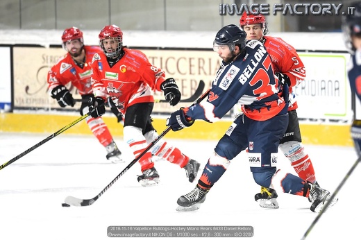 2019-11-16 Valpellice Bulldogs-Hockey Milano Bears 6433 Daniel Belloni